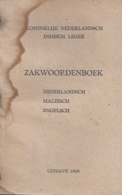 Koninklijk Nederlandsch Indisch Leger zakwoordenboek