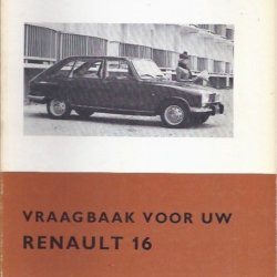 Vraagbaak voor uw Renault 16
