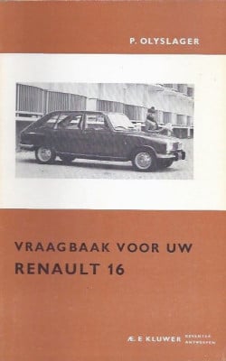 Vraagbaak voor uw Renault 16