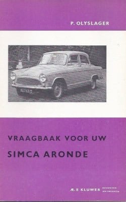 Vraagbaak voor uw Simca Aronde