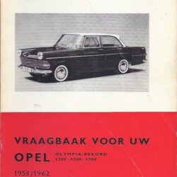 Vraagbaak voor uw Opel Olympia-Rekord