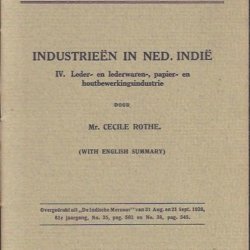 Industrieën in Ned. Indië IV