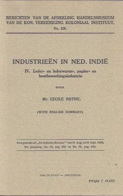 Industrieën in Ned. Indië IV