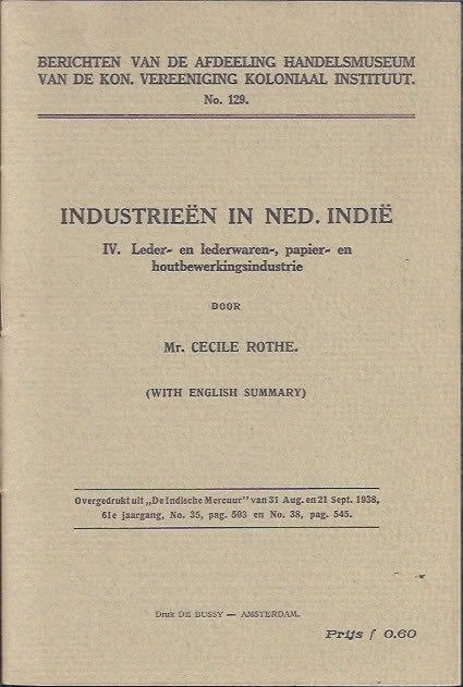 Industrieën in Ned. Indië IV