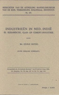 Industrieën in Ned. Indië III