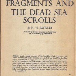 The Zadokite fragments and the Dead Sea Scrolls