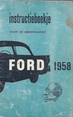 Instructieboekje Ford 1958