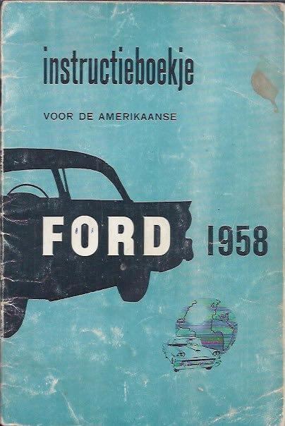 Instructieboekje Ford 1958