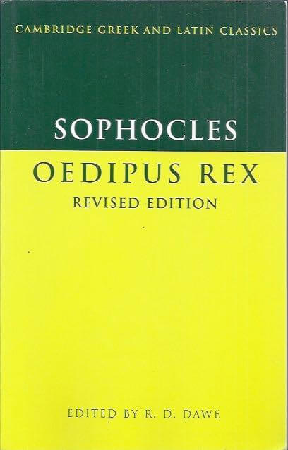 Sophocles Oedipus Rex