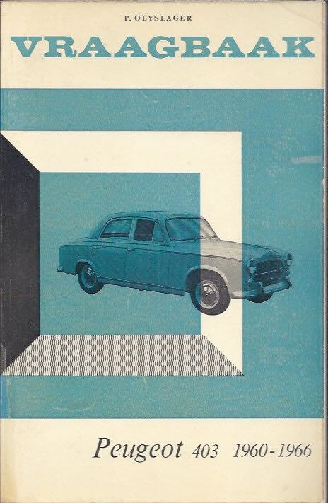 Vraagbaak Peugeot 403 1960-1966