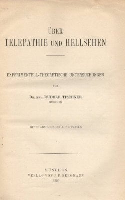 Über telepathie und hellsehen