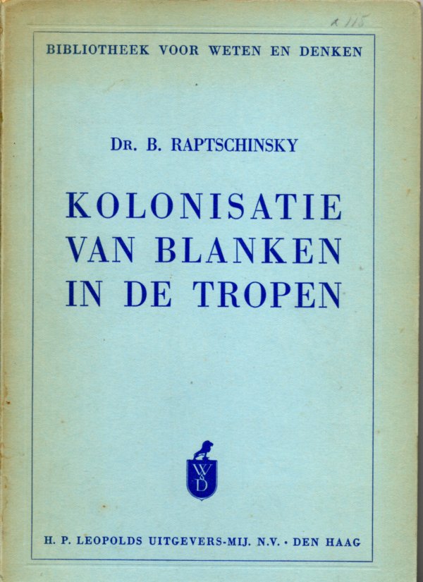 Kolonisatie van blanken in de tropen