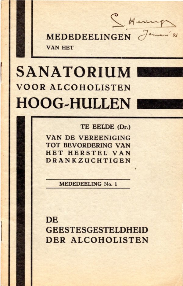 De geestesgesteldheid der alcoholisten