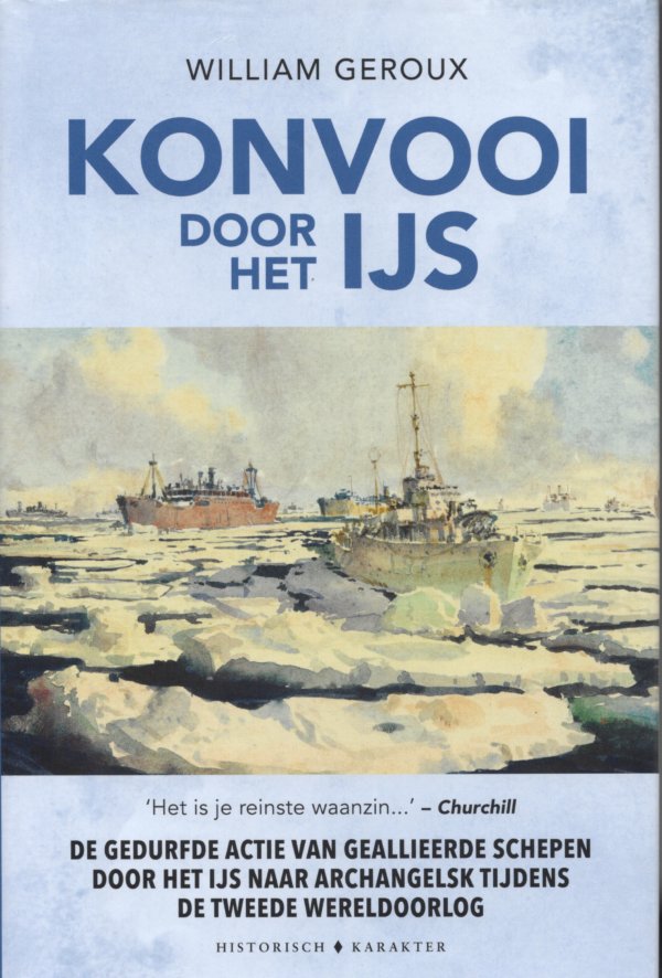 Konvooi door het ijs