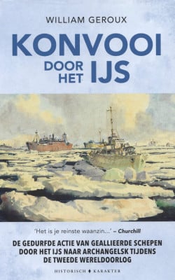 Konvooi door het ijs