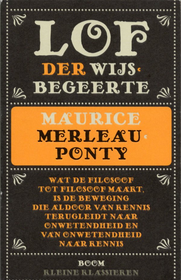 Lof der wijsbegeerte Maurice Merleau-Ponty