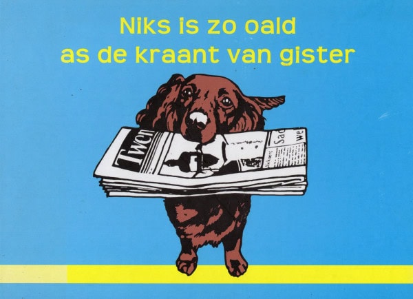 Niks is zo oald as de kraant van gister