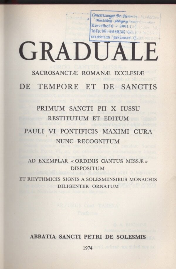 Graduale Romanum