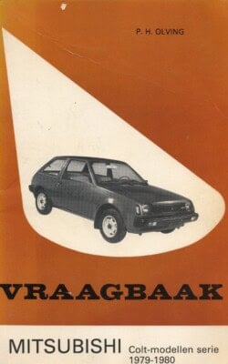 Vraagbaak Mitsubishi Colt-modellen serie 1979-1980