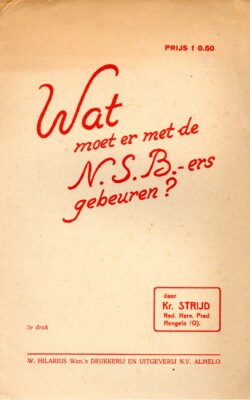 Wat moet er met de N.S.B.-ers gebeuren?