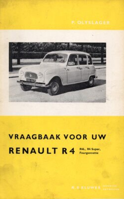 Vraagbaak voor uw Renault R4