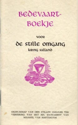 Bedevaartboekje voor de stille omgang