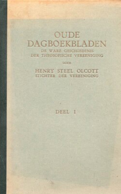 Oude dagboekbladen theosofische vereeniging