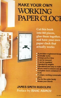 Making your own working paper clock