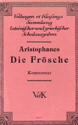 Die Frösche Aristophanes