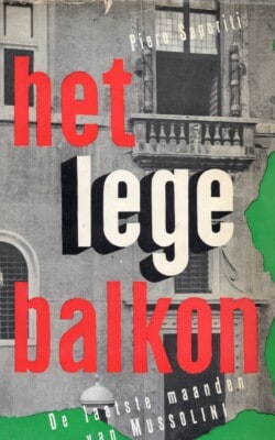 Het lege balkon