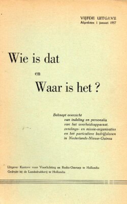 Wie is dat en waar is het? 1957