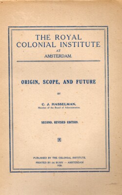 The Royal Colonial Institute at Amsterdam