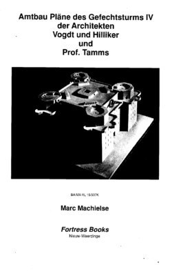 Amtbau Pläne des Gefechtsturms IV