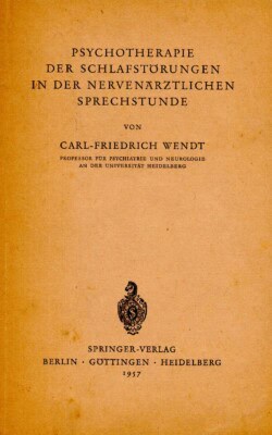 Psychotherapie der schlafstörungen