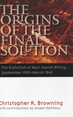 The origins of the final solution